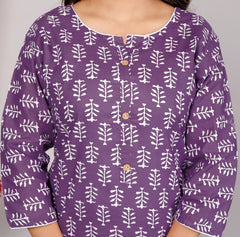 Cotton Kurta Pant Set For Women, Indian Salwar Suit , Stitched Suit Set for Women, Dailywear suit