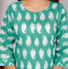 Cotton Kurta Pant Set For Women, Indian Salwar Suit , Stitched Suit Set for Women, Dailywear suit