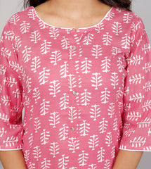 Cotton Kurta Pant Set For Women, Indian Salwar Suit , Stitched Suit Set for Women, Dailywear suit