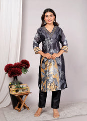 Kurta Dupatta Pant Set For Women, Indian Salwar Suit , Stitched Suit Set for Women, Partywear suit