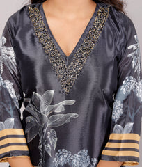 Kurta Dupatta Pant Set For Women, Indian Salwar Suit , Stitched Suit Set for Women, Partywear suit