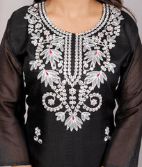 Kurta Dupatta Pant Set For Women, Indian Salwar Suit , Stitched Suit Set for Women, Partywear suit