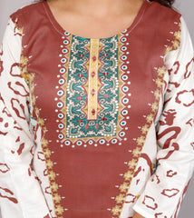 Indian Ethnic Salwar Suit Set, Cotton Kurta Pant Dupatta Set, Straight Line Traditional Pakistani Style Suit