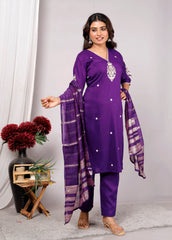 Kurta Dupatta Pant Set For Women, Indian Salwar Suit , Stitched Suit Set for Women, Partywear suit