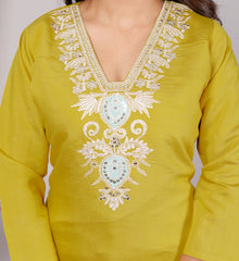 Kurta Dupatta Pant Set For Women, Indian Salwar Suit , Stitched Suit Set for Women, Partywear suit