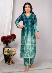 Partywear Salwar Suit For Women , Kurta Dupatta Set For Women (Handmade Work Finish)