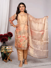 Partywear Salwar Suit For Women , Kurta Dupatta Set For Women (Handmade Work Finish)