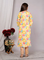 Kurta Dupatta Pant Set For Women, Indian Salwar Suit , Stitched Suit Set for Women, Partywear suit