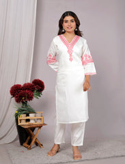 Kurta Dupatta Pant Set For Women, Indian Salwar Suit , Stitched Suit Set for Women, Partywear suit