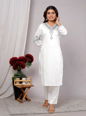 Kurta Dupatta Pant Set For Women, Indian Salwar Suit , Stitched Suit Set for Women, Partywear suit