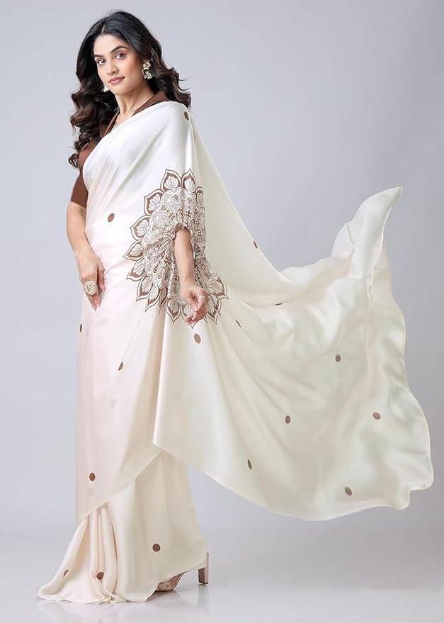 Satin Saree