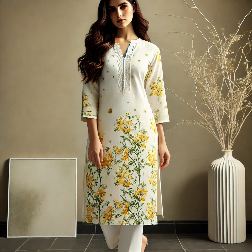 Kurta Pant Set-(Two Piece Set)