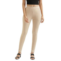 Women's Regular Fit & Stretchable High Rise Leggings with pockets