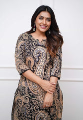Women Viscose Printed Straight Kurta Pant Set, Indian Salwar Suit , Stitched Suit Set for Women, Dailywear suit