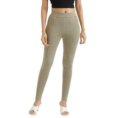 Women's Regular Fit & Stretchable High Rise Leggings with pockets