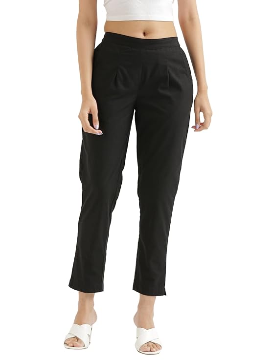 Cotton Bottom Pant Trouser For Women