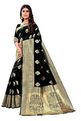 Women's Kanjivaram Art Silk Saree Soft Banarasi Style Sari With Blouse Piece For Wedding Drapper South indian Saree
