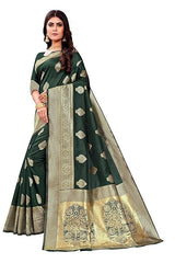 Women's Kanjivaram Art Silk Saree Soft Banarasi Style Sari With Blouse Piece For Wedding Drapper South indian Saree