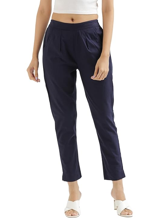 Cotton Bottom Pant Trouser For Women