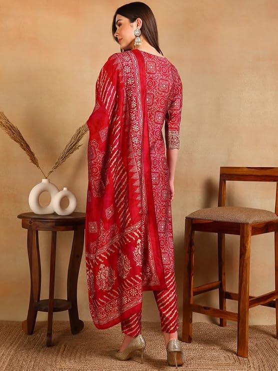 Kurta Dupatta Pant Set For Women