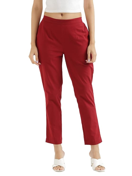 Cotton Bottom Pant Trouser For Women