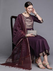 Kurta Dupatta Pant Set for Women