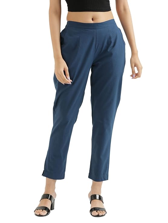 Cotton Bottom Pant Trouser For Women