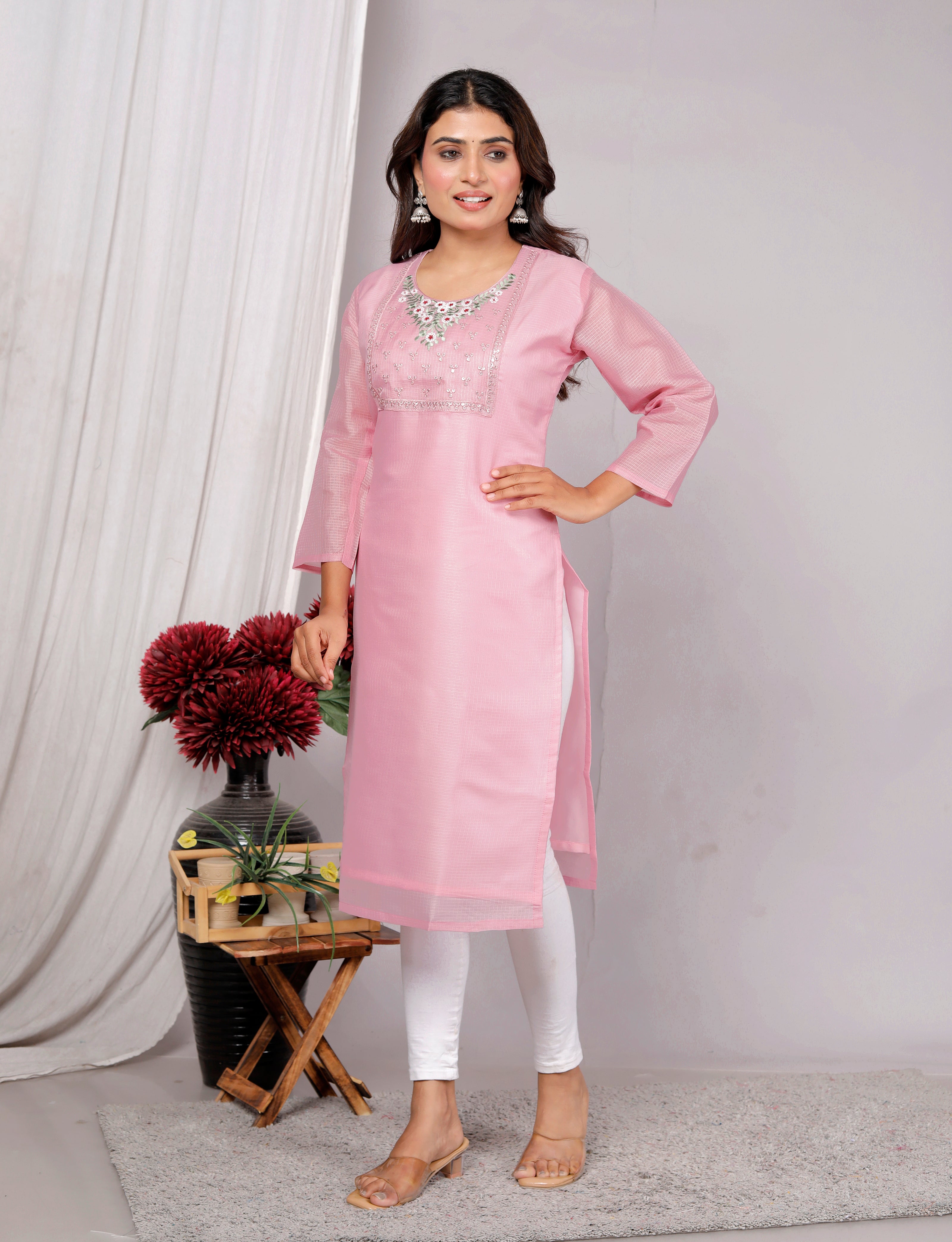 Women Kurti , Kotadoriya Fabric Single Piece Kurti