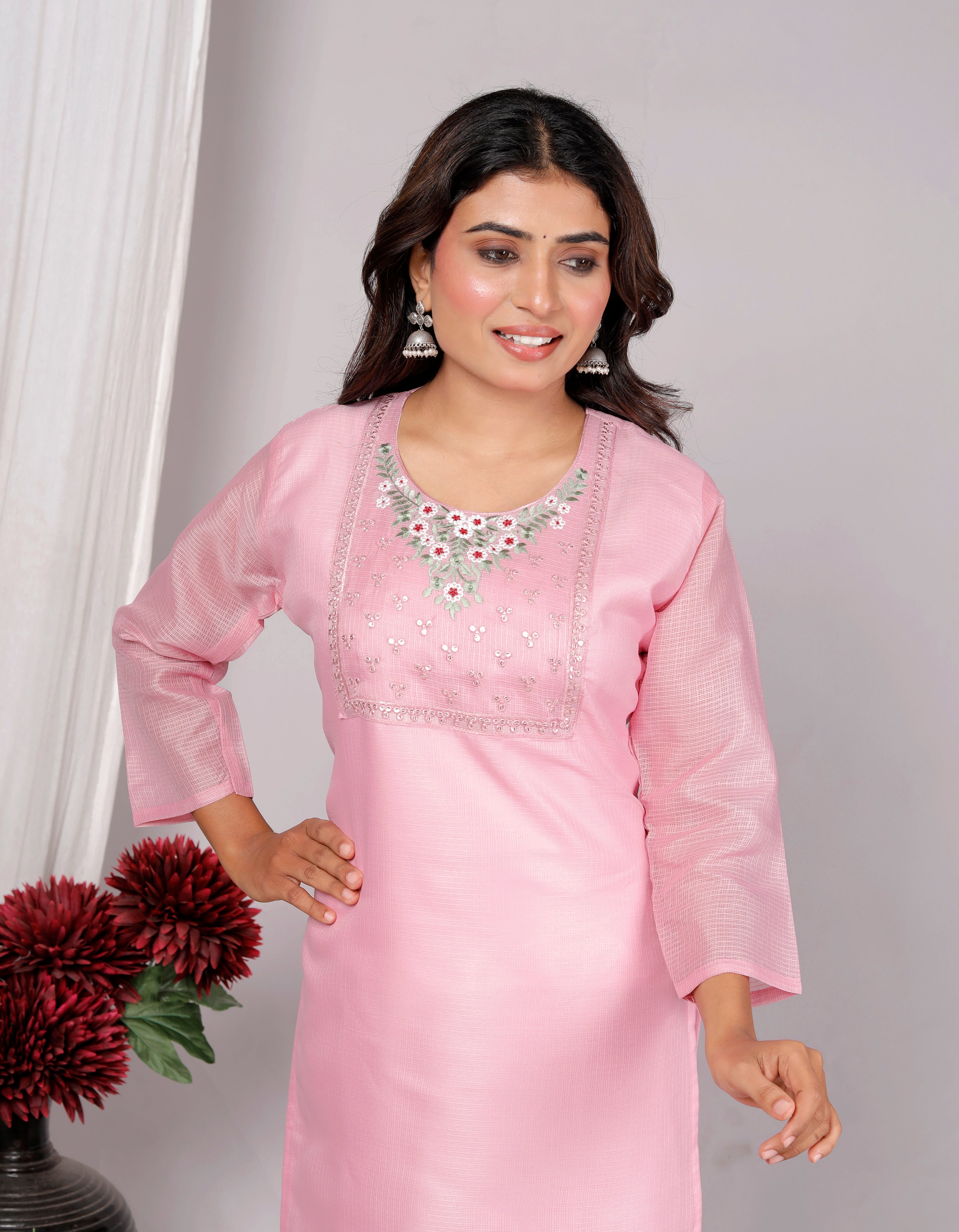 Women Kurti , Kotadoriya Fabric Single Piece Kurti