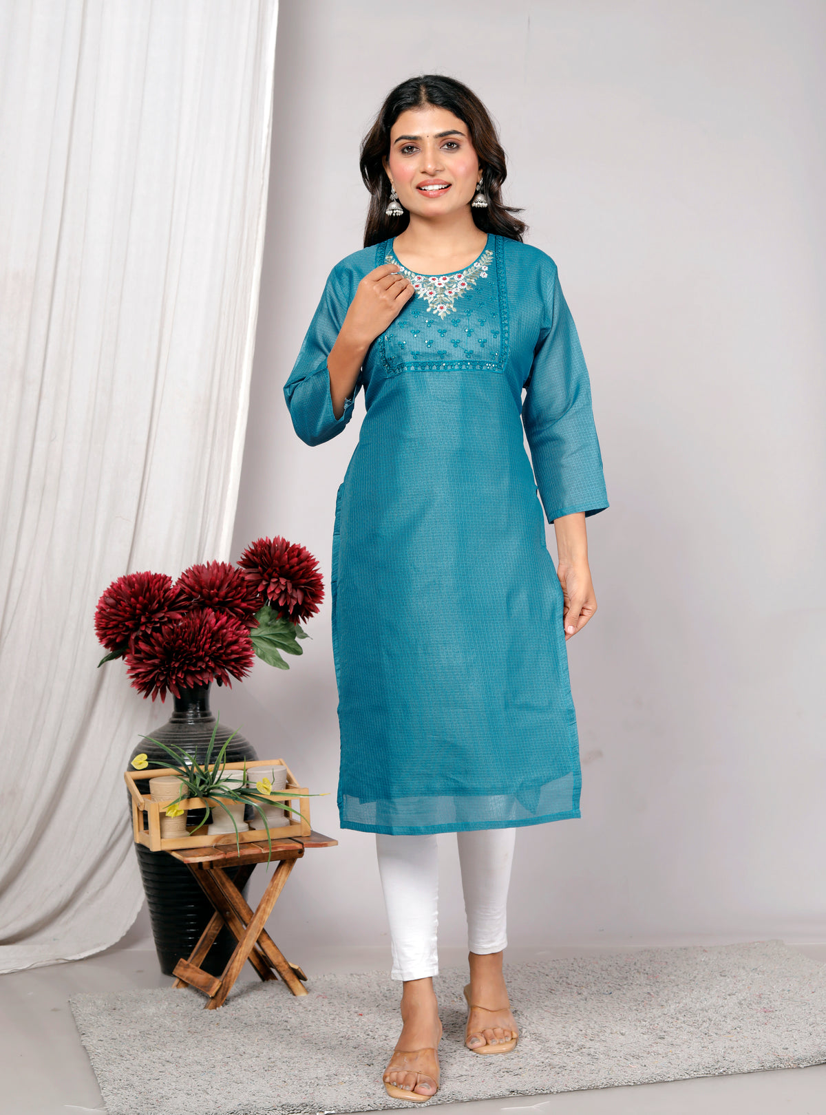 Women Kurti , Kotadoriya Fabric Single Piece Kurti