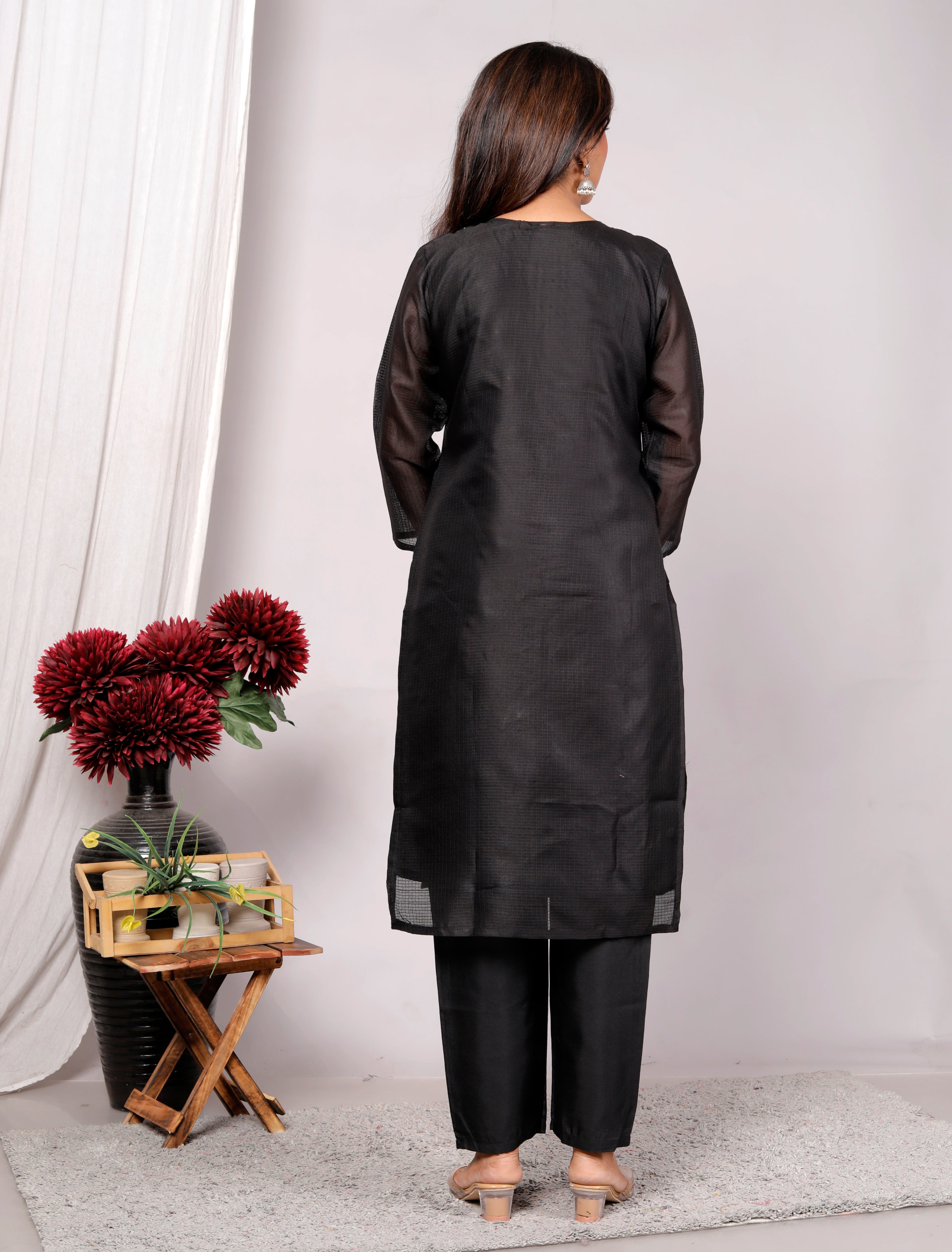 Kurta Dupatta Pant Set For Women, Indian Salwar Suit , Stitched Suit Set for Women, Partywear suit