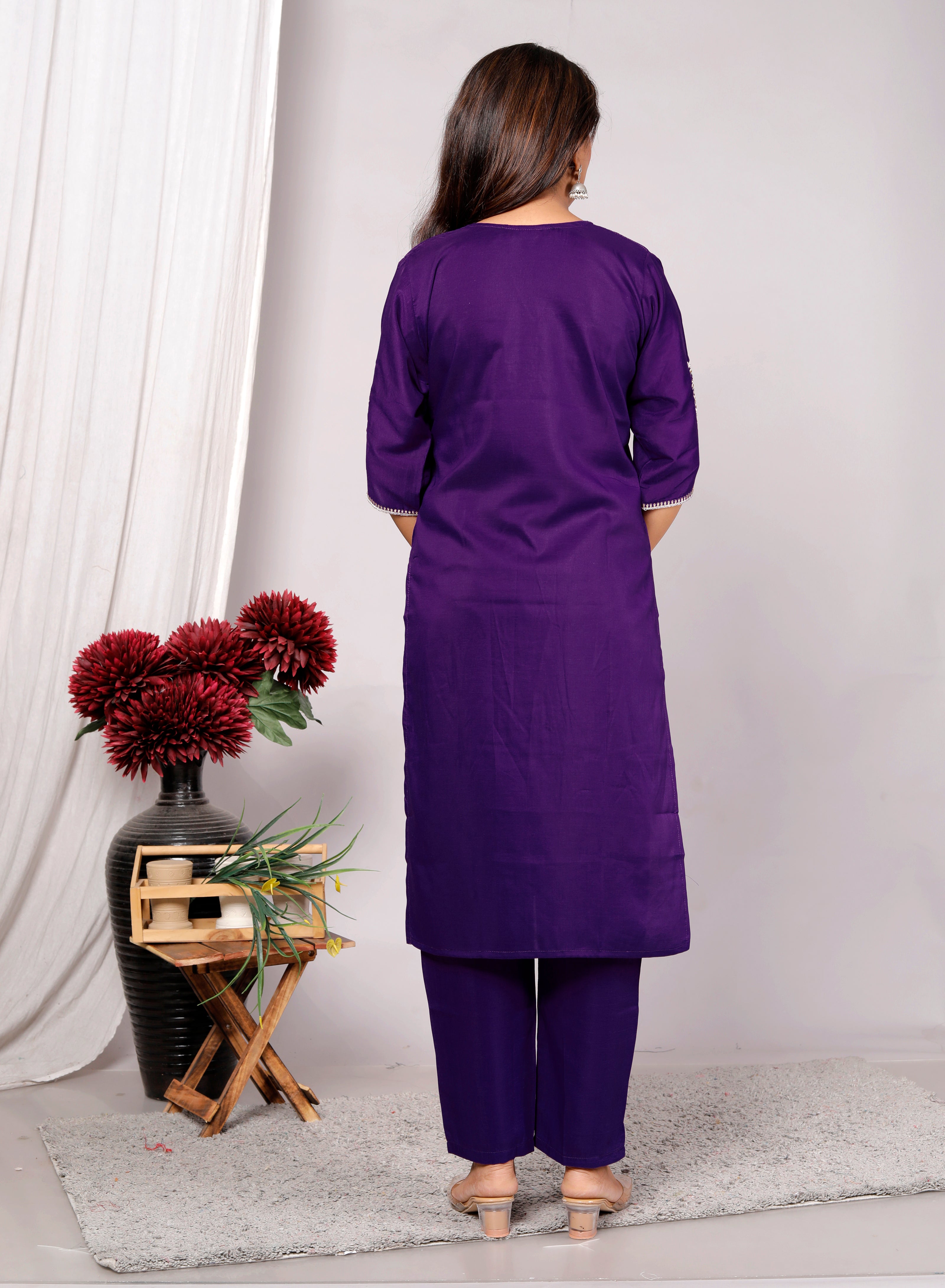 Kurta Dupatta Pant Set For Women, Indian Salwar Suit , Stitched Suit Set for Women, Partywear suit