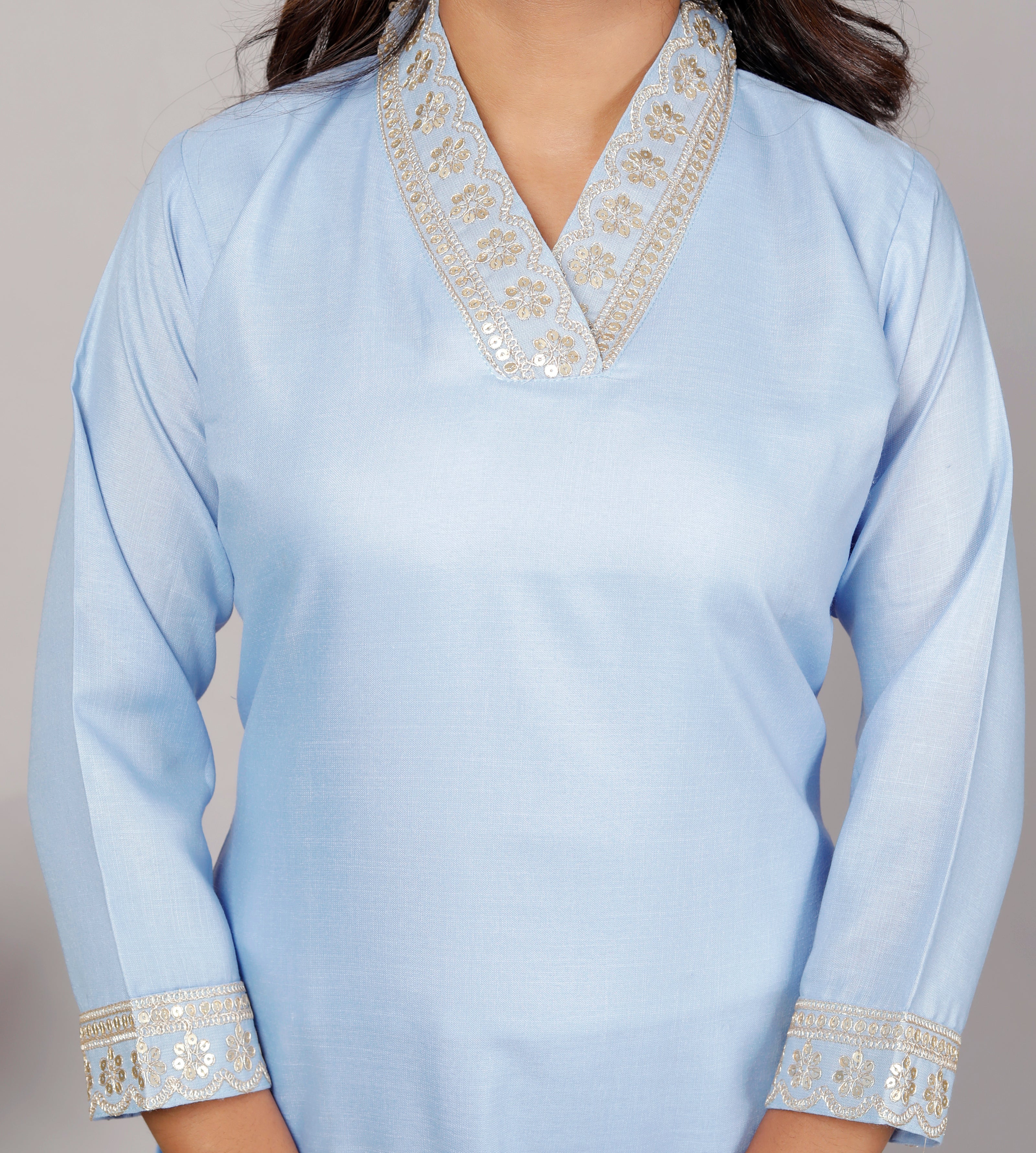 Kurta Dupatta Pant Set For Women, Indian Salwar Suit , Stitched Suit Set for Women, Partywear suit