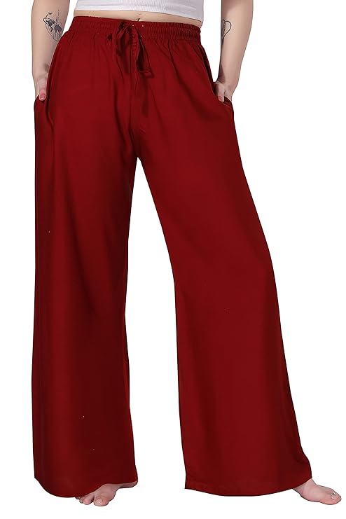 Rayon Fabric Plazzo Pant For Women