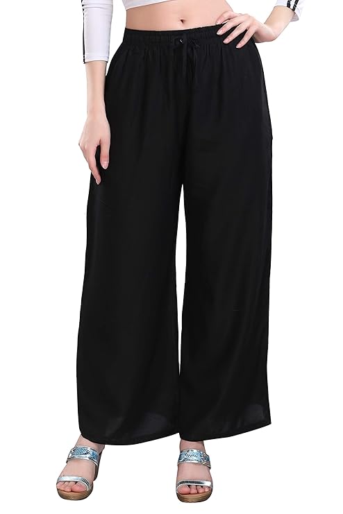 Rayon Fabric Plazzo Pant For Women