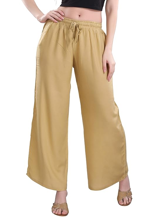 Rayon Fabric Plazzo Pant For Women