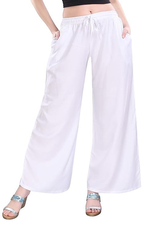 Rayon Fabric Plazzo Pant For Women