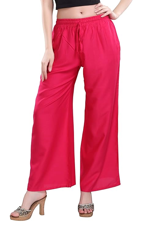 Rayon Fabric Plazzo Pant For Women