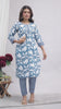 Cotton Kurta Pant Set For Women, Indian Salwar Suit , Stitched Suit Set for Women, Dailywear suit
