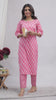 Cotton Kurta Pant Set For Women, Indian Salwar Suit , Stitched Suit Set for Women, Dailywear suit